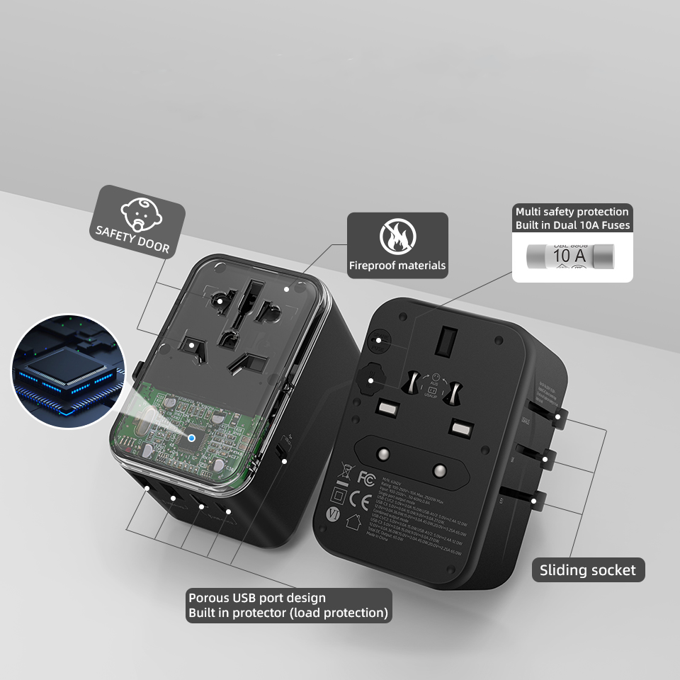 POWERBOOST 65W GaN3 Travel Adapter