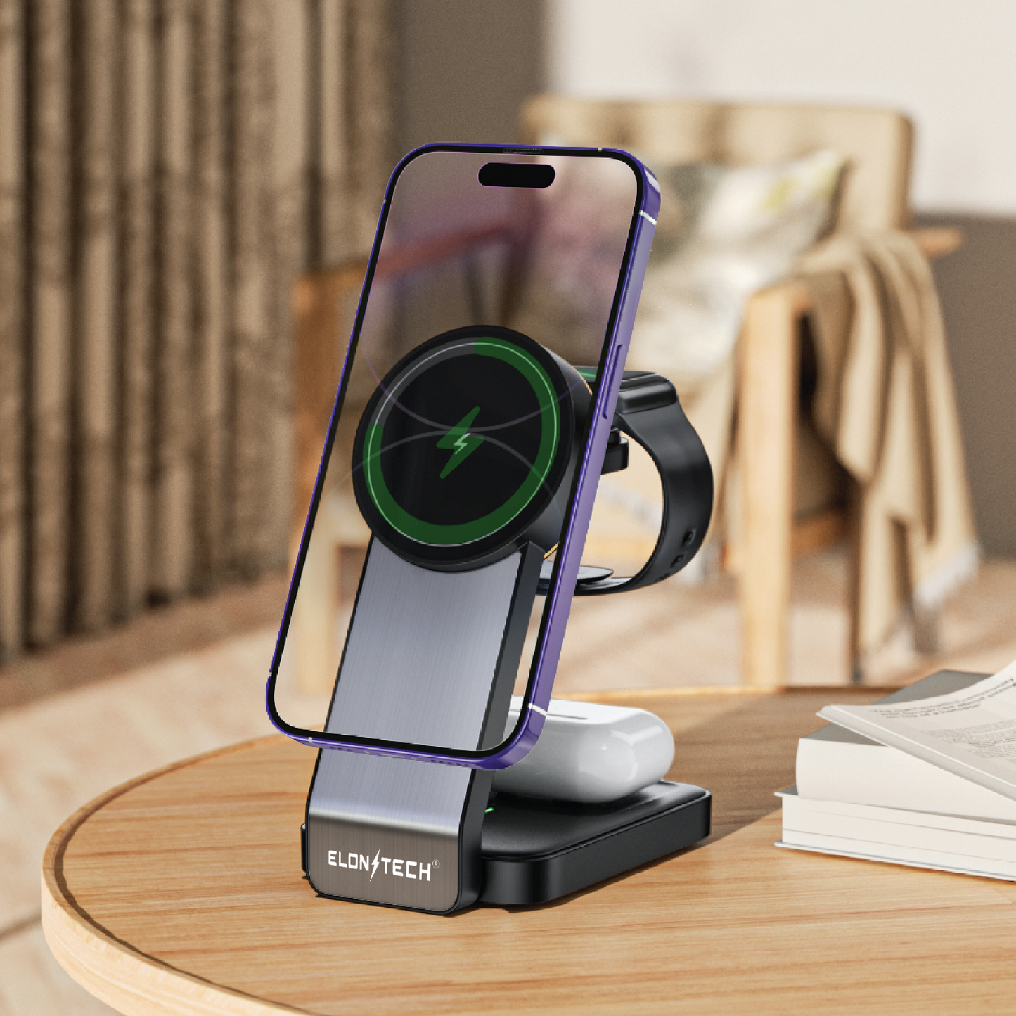 15W 3-in-1 Desktop Stand