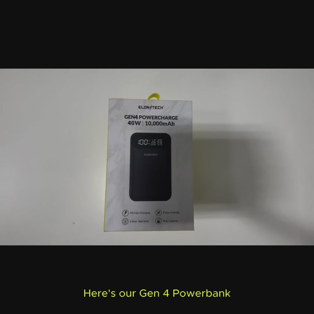 GEN4 PD 40W 10,000MAH POWERBANK