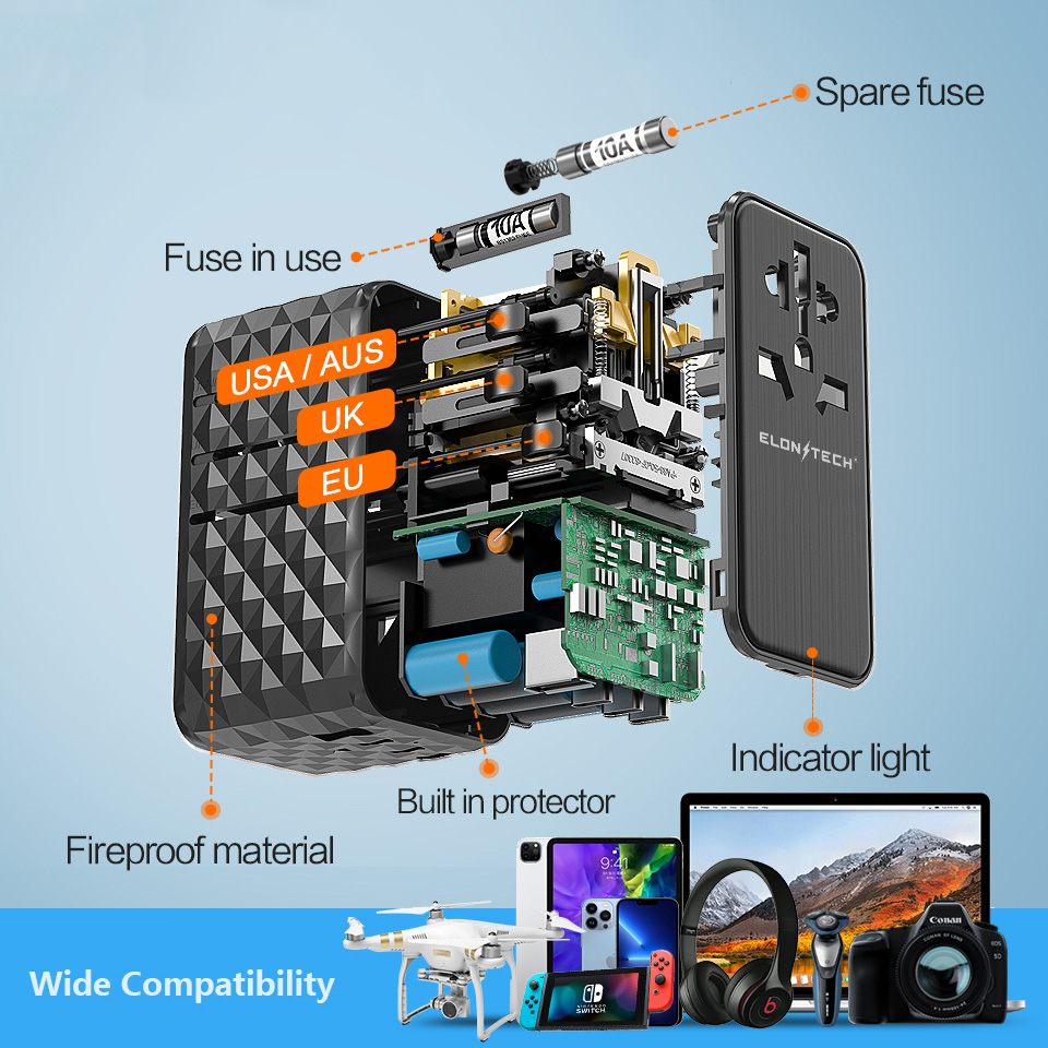 POWERBOOST 65W GaN3 Travel Adapter