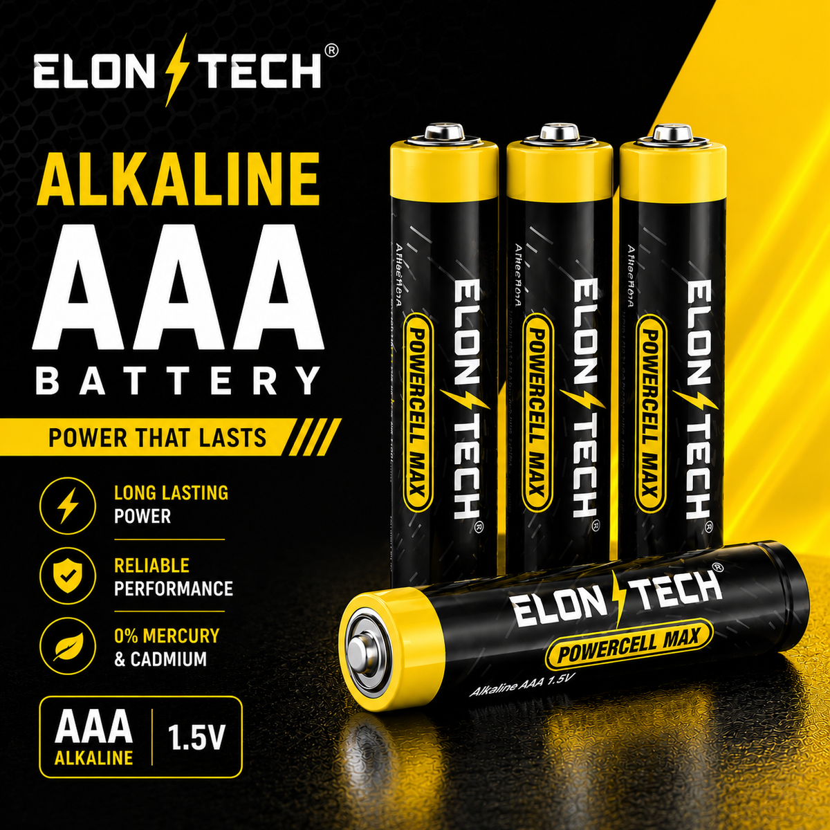 POWERCELL MAX AAA Alkaline Battery