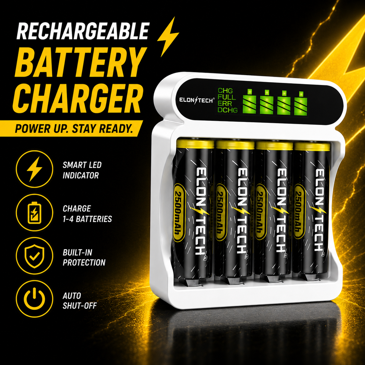 POWERCELL Rechargeable Battery Charger
