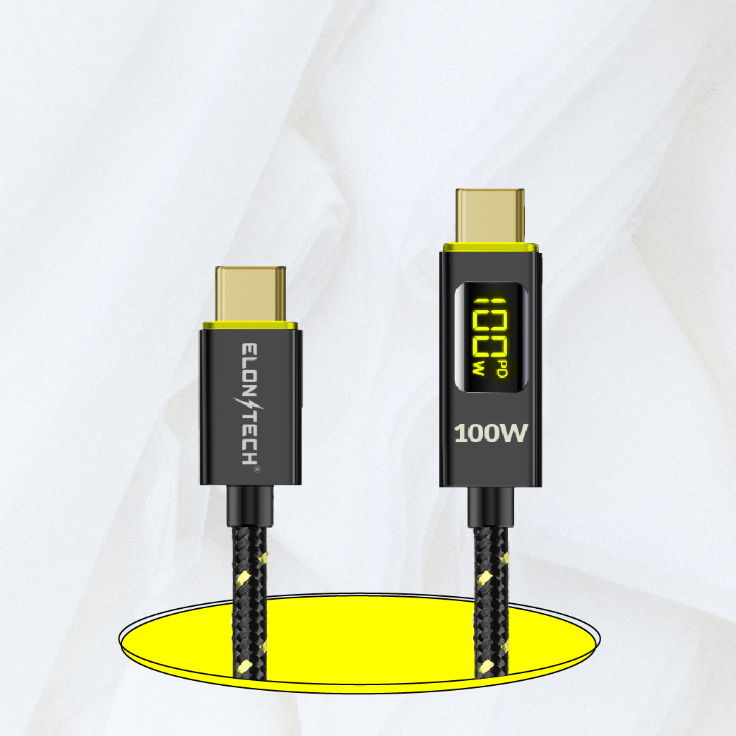 100W LED Display USB C-C Cable